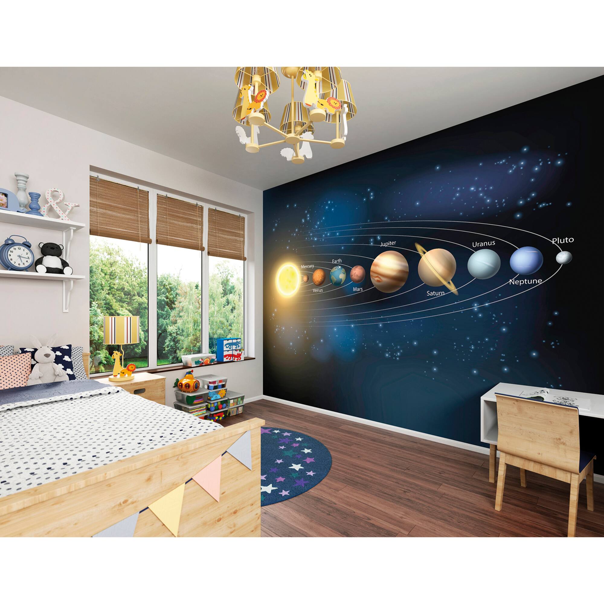 ohpopsi Planets Wall Mural